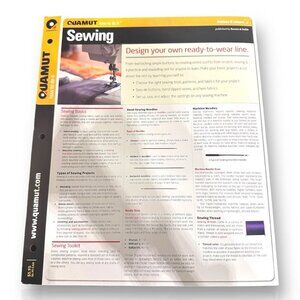 Quamut Sewing Guide Design Your Own Ready to Wear Line  "How To Do It" Guide Ref
